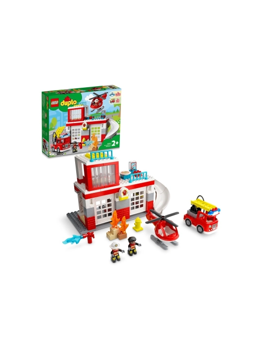 Конструктор LEGO DUPLO Пожарная часть и вертолёт 10970