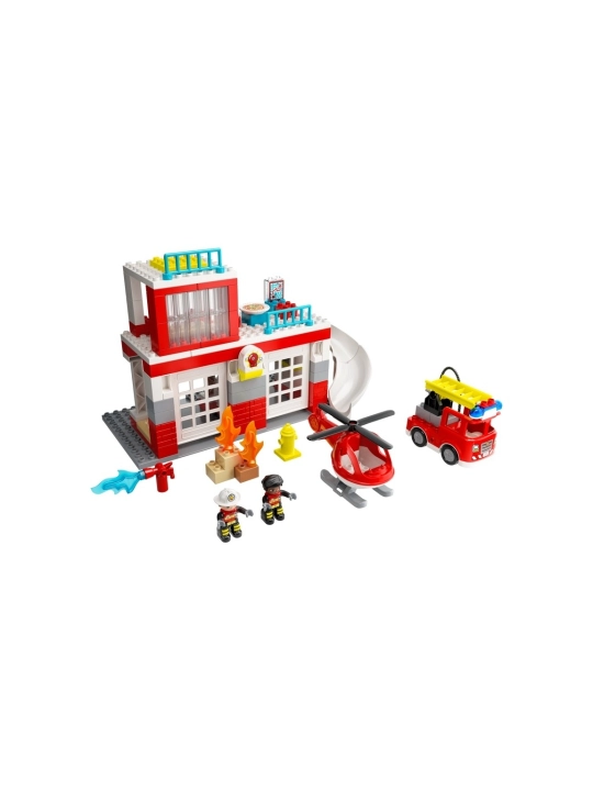 Конструктор LEGO DUPLO Пожарная часть и вертолёт 10970