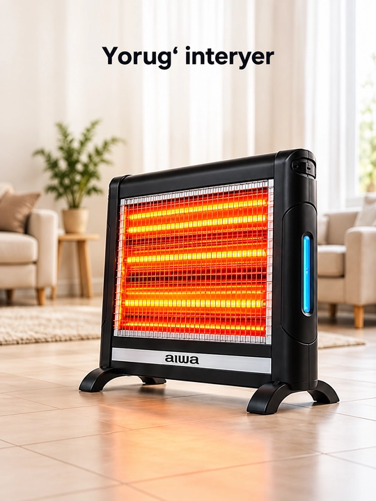 AIWA AW 70-17 infraqizil isitgich, 2800 Vt, polga qo‘yiladigan, qora - 
