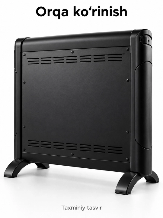AIWA AW 70-17 infraqizil isitgich, 2800 Vt, polga qo‘yiladigan, qora