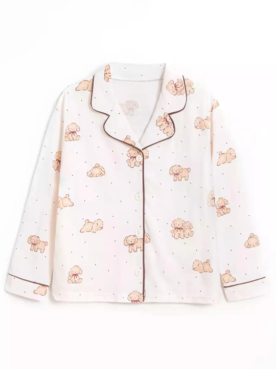 Qiz bola uchun pijama, qalin nachosli pijama, paxta NEO