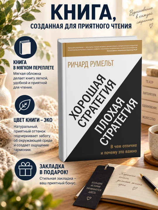 Ричард Румельт. Хорошая стратегия, плохая стратегия. В чем отличие и почему это важно - 