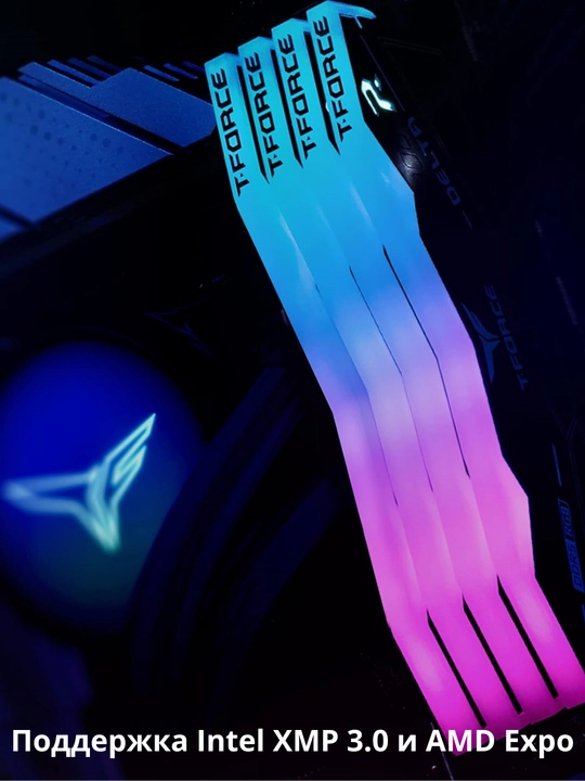 Operativ Xotira T-FORCE DELTA RGB 6000MHz DDR5 16GB 32GB 64GB Gaming