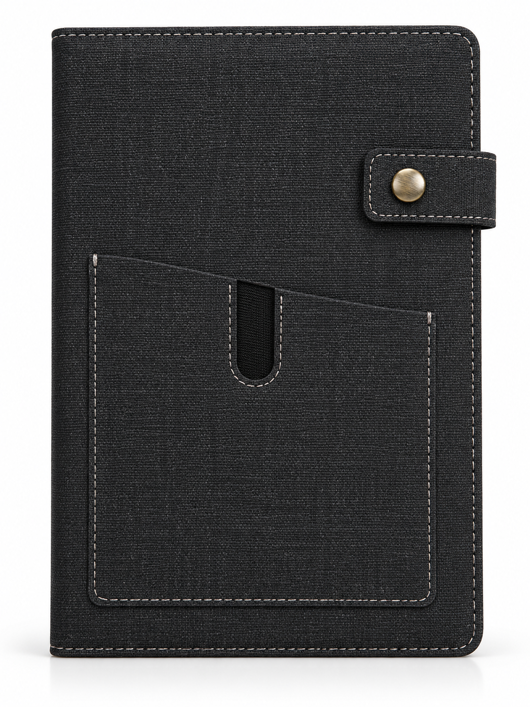 Pocket Book yozuv daftarchasi, cho‘ntakli va tugmali, 4 xil rang - 