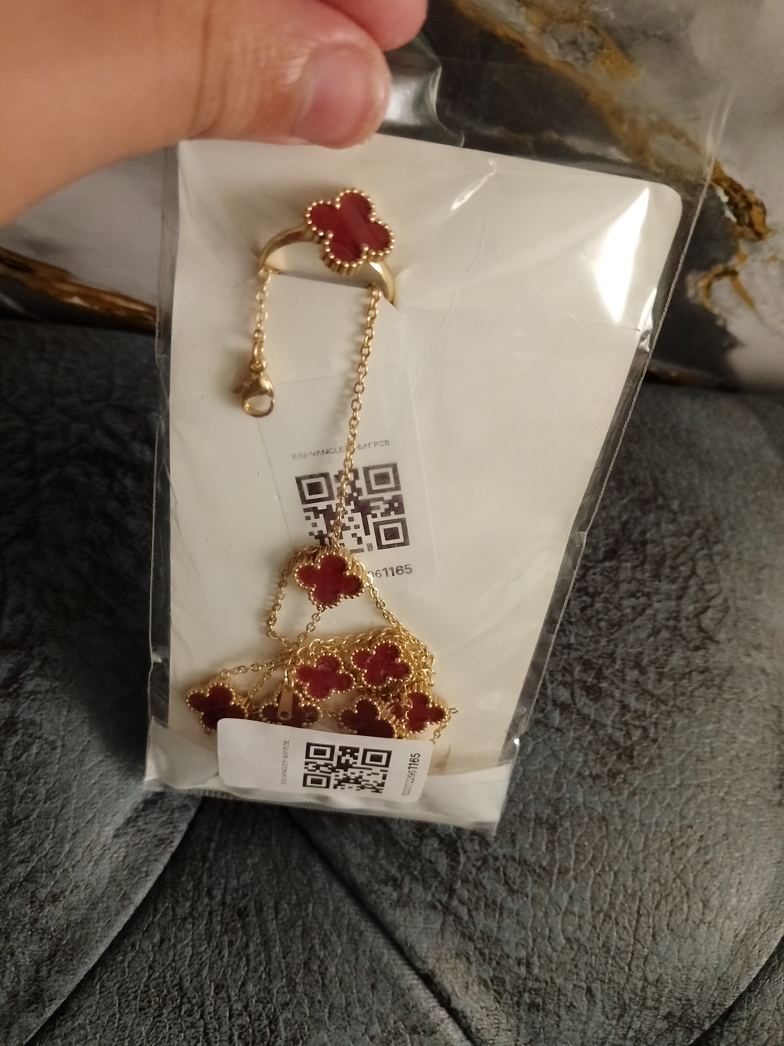 Комплект украшений 4 в 1 Van Cleef