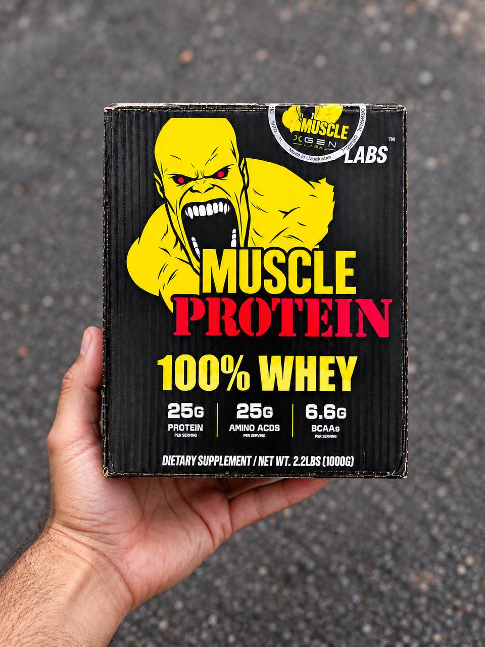 Протеин MUSCLE WHEY 100% PROTEIN, 1-3-7 kg
