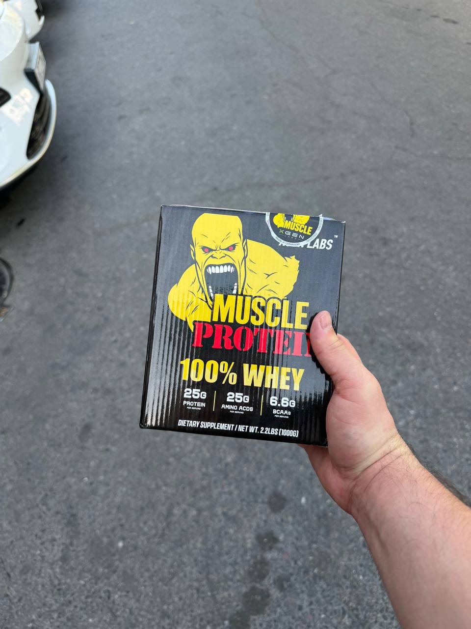 Протеин MUSCLE WHEY 100% PROTEIN, 1-3-7 kg