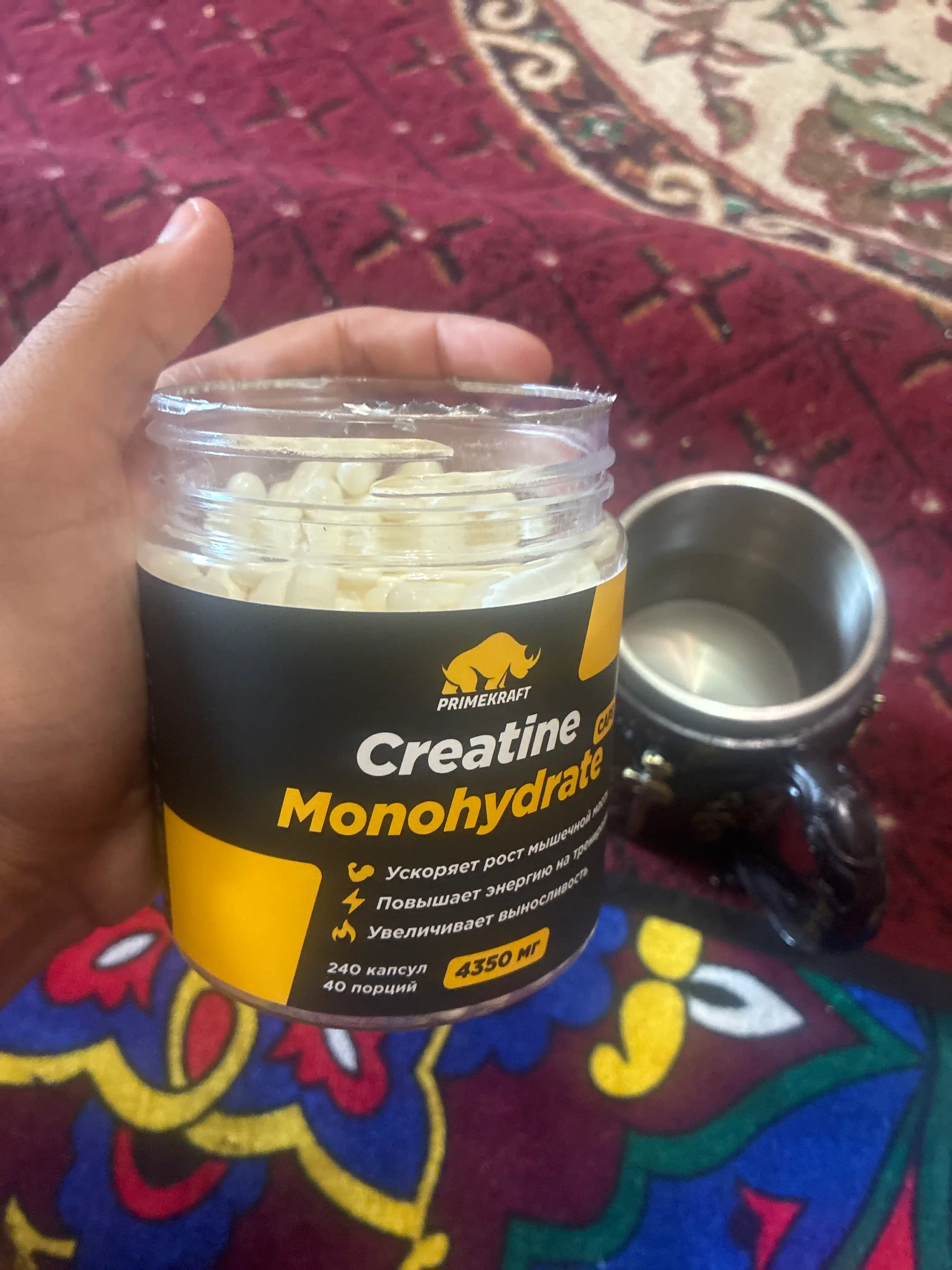 Kreatin monogidrat Creatin Primekraft, 240 kapsula