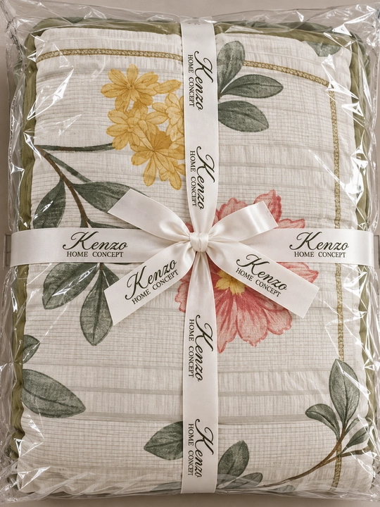 Комплект постельного белья двуспальный евро, хлопок, пододеяльник 250x250 см, 2 наволочки