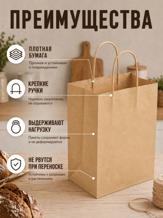 5 10 25 ta Kraft qogoz paketlar paketik sovga uchun bumajniy paket eko sumka craft paket