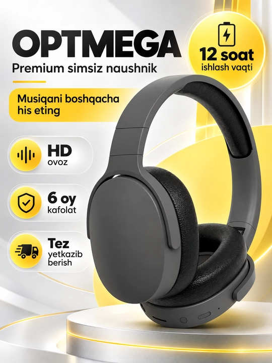 Беспроводные Bluetooth наушники WIR Wireless P2961, с микрофоном, проводные и беспроводные - 
