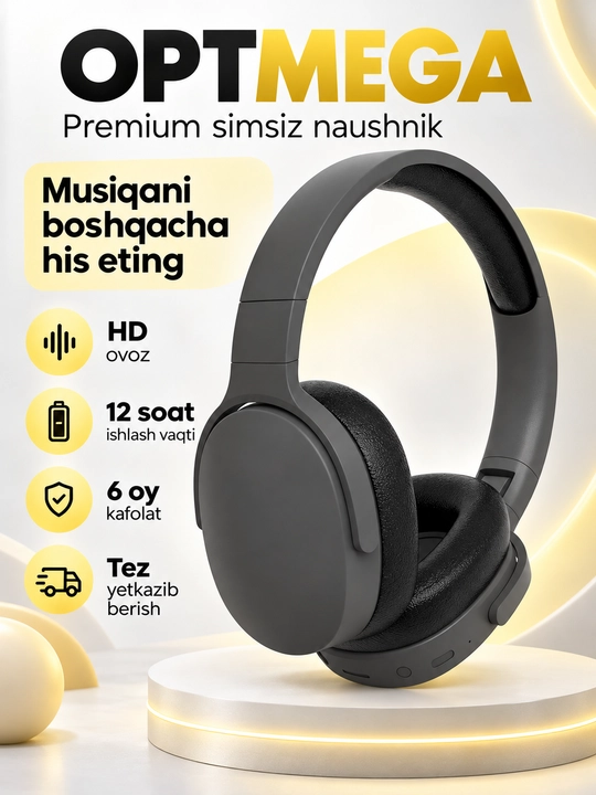 Mikrofonli, simli va simsiz WIR Wireless P2961 simsiz Bluetooth quloqchinlari - 