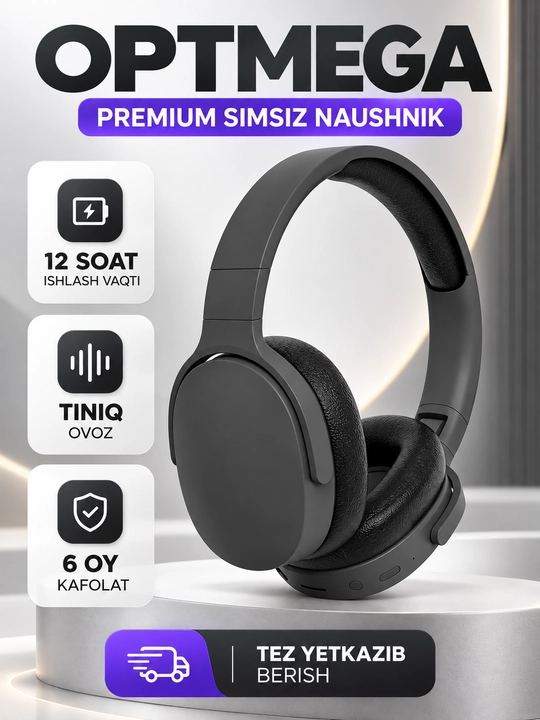 Беспроводные Bluetooth наушники WIR Wireless P2961, с микрофоном, проводные и беспроводные - 