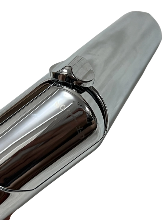 Gigiyenik dush kallagi, metall, xromlangan, tugmali, 15 sm, bide uchun