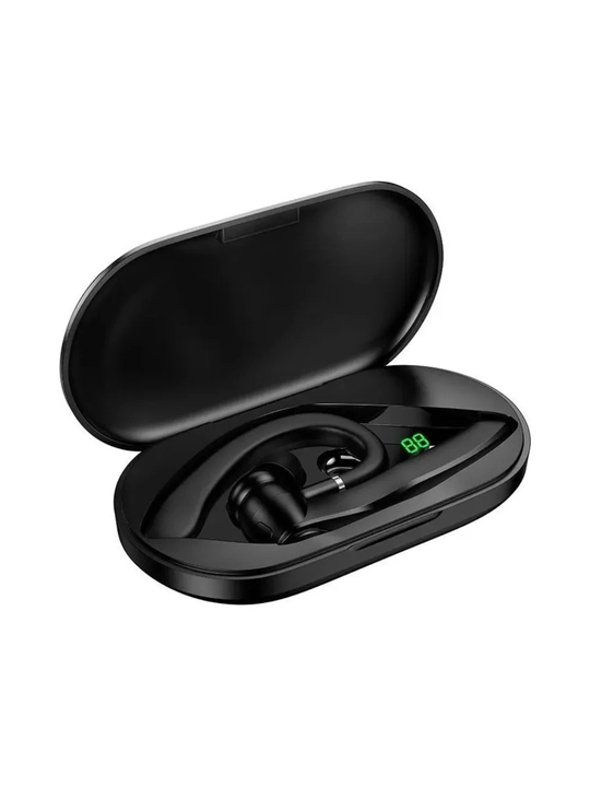 Simsiz Bluetooth garnitura Hoco DES60, mono quloqchin ENC, 19 soat, LED displeyli keys