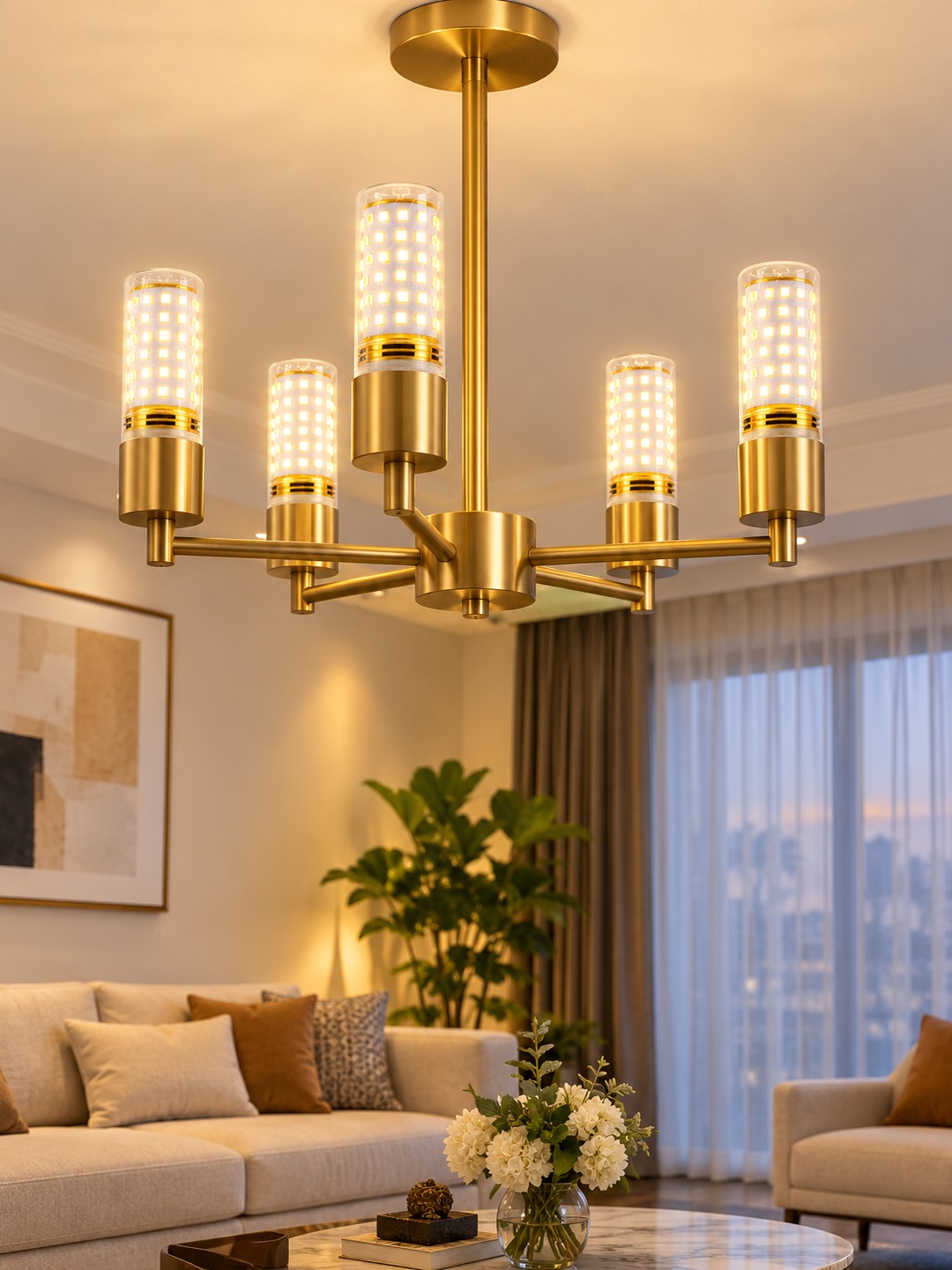 LED sham lampochkasi, 16 Vt, E27, oq, neytral va sariq chiroq