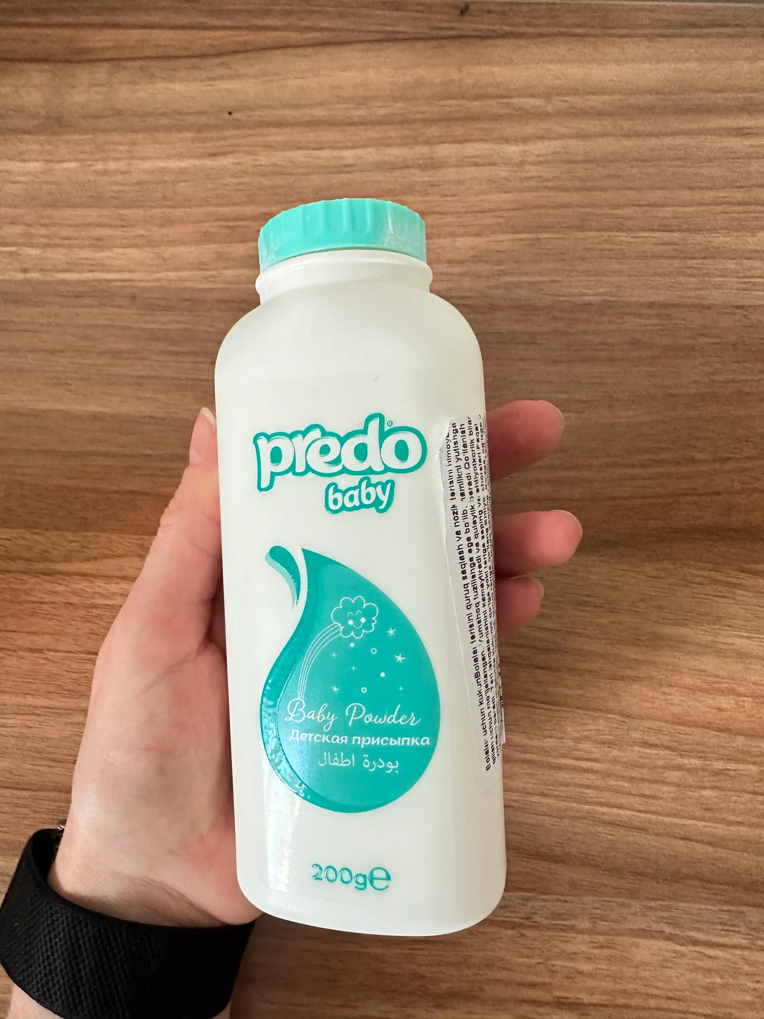 Детская присыпка Predo Baby тальк с оксидом цинка от опрелостей