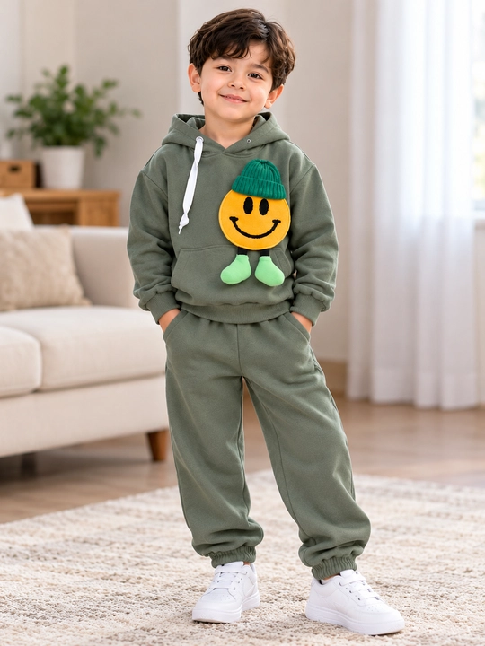 O‘g‘il bolalar uchun sport kostyumi, xudi va shim, 4–8 yosh - 