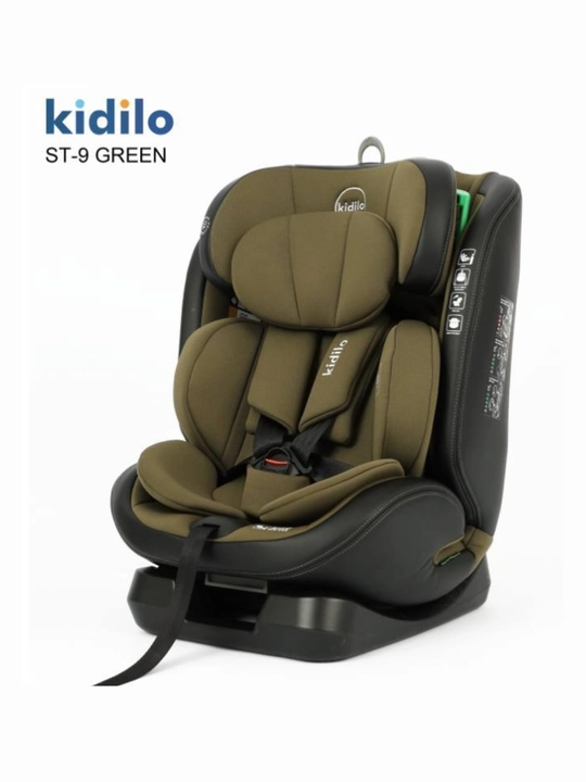 Детское автокресло Kidilo ST-9, с регулируемым подголовником и боковой защитой