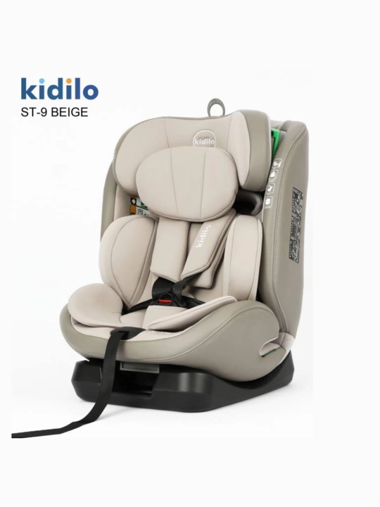Детское автокресло Kidilo ST-9, с регулируемым подголовником и боковой защитой