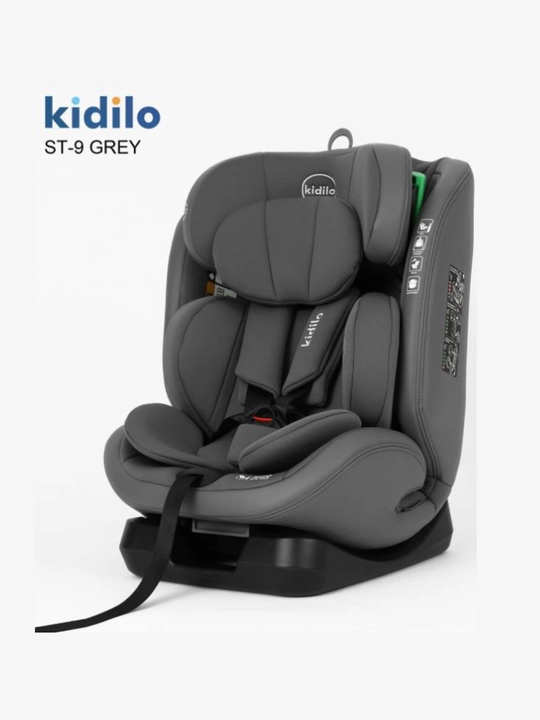 Детское автокресло Kidilo ST-9, с регулируемым подголовником и боковой защитой