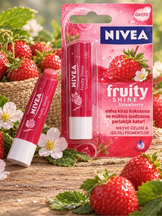 Бальзам для губ NIVEA Fruity Shine Strawberry