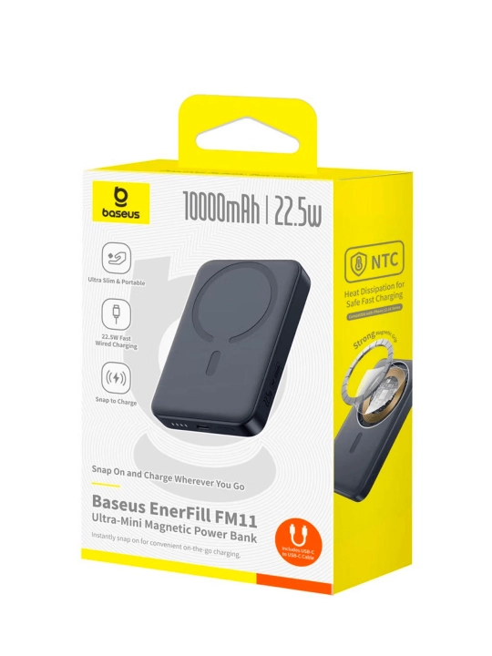Baseus magsafe powerbank 10000 va power bank 20000 iphone uchun 22Wt