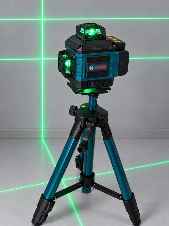 Лазерный уровень 4D D16, со стойкой