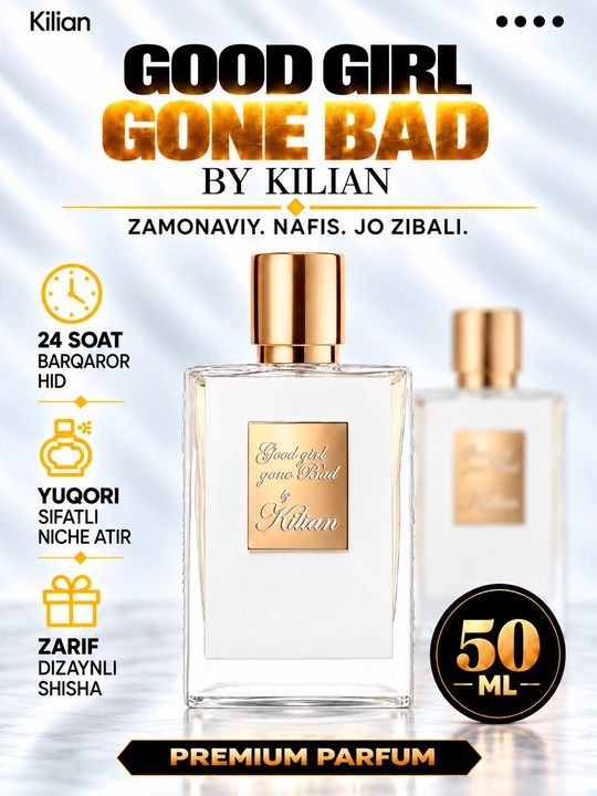 Kilian Good Girl Gone Bad Eau de Parfum 50мл женская парфюмерная вода с цветочным ароматом - 