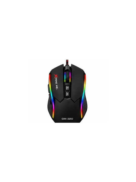 Xtrike Me GM-320 simli gaming sichqoncha, qora, 12800 DPI, 1000 Hz - 