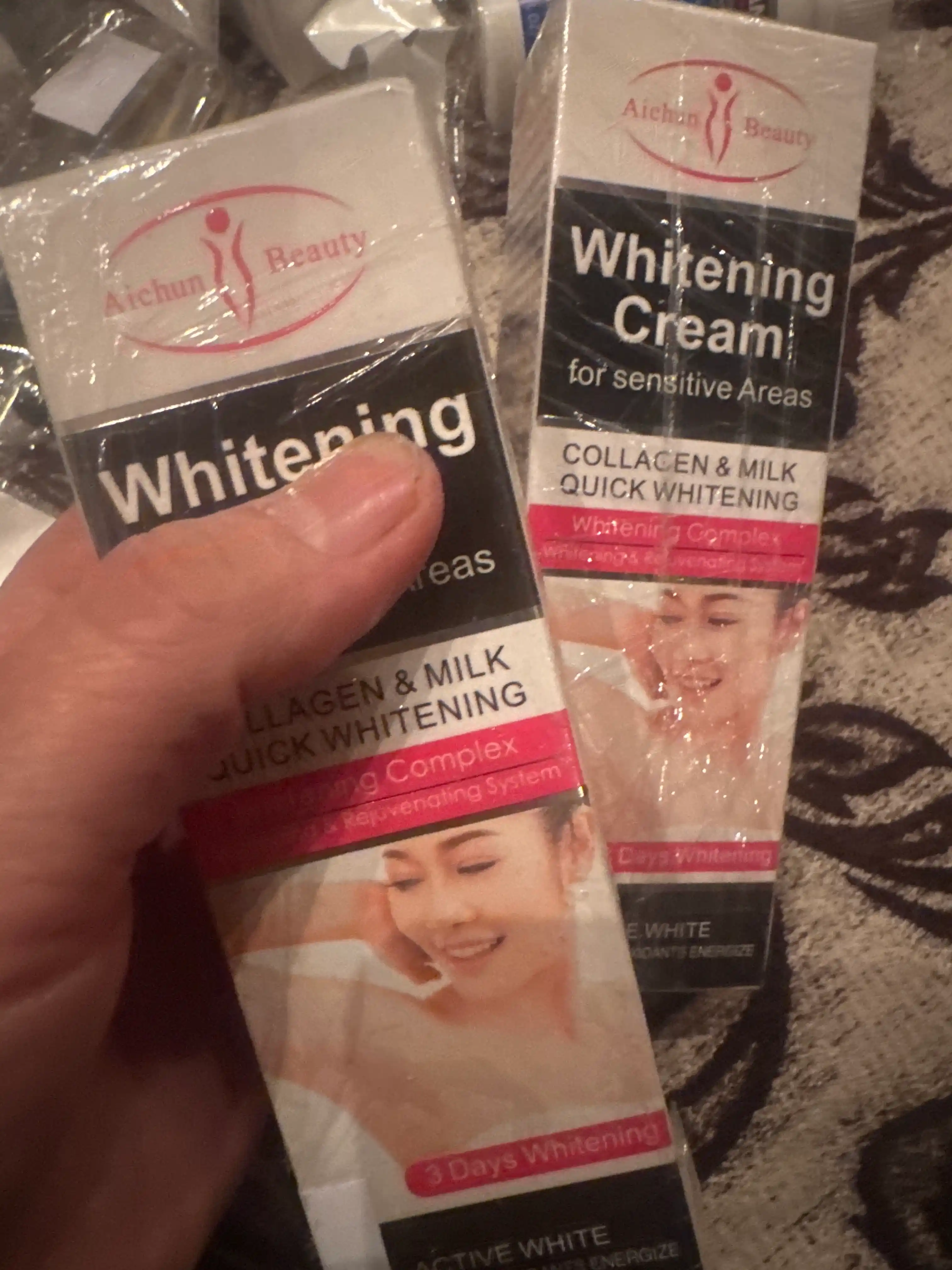Aichun Beauty Whitening Cream, осветляющий крем с коллагеном, 60 г