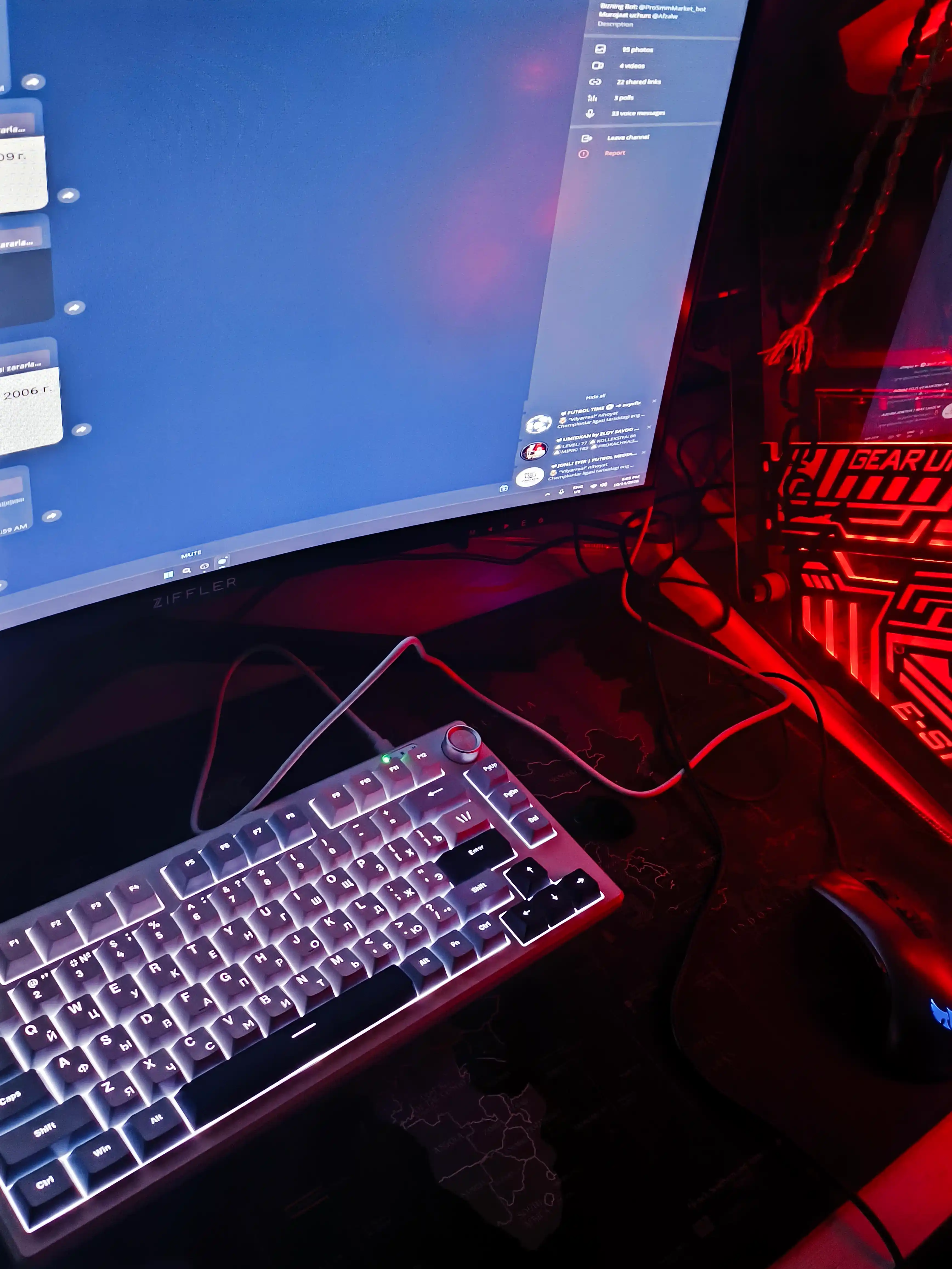 Игровая клавиатура FURYCUBE IP75, мембранная, для ПК и ноутбука, RGB