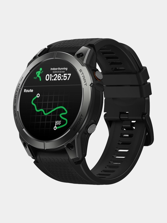 Smart watch Zeblaze Stratos 3 Pro AMOLED, GPS, Bluetooth qo‘ng‘iroqlar, puls va SpO₂