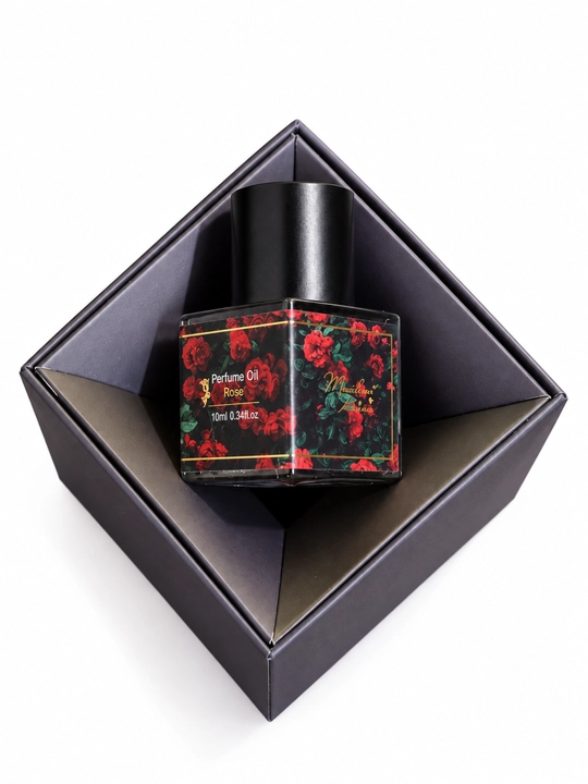 Ayollar uchun Maiden Anna Rose atir moyi, atirgul iforli surtiladigan mini atir 10 ml