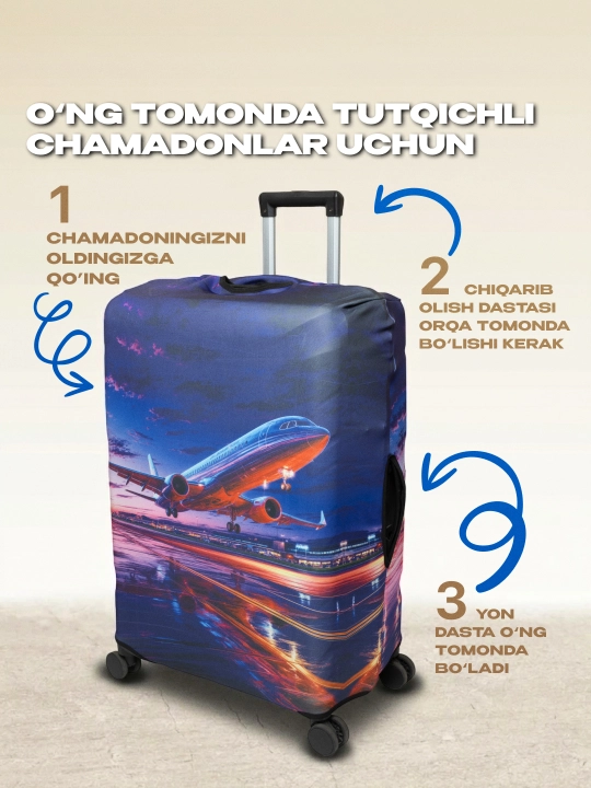 Чехол для чемодана, эластичный и плотный, защитный чехол на чемодан