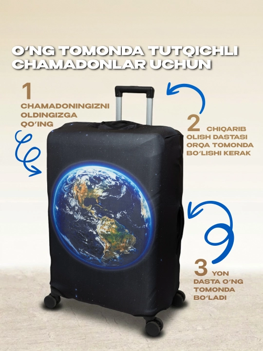 Чехол для чемодана, эластичный и плотный, защитный чехол на чемодан