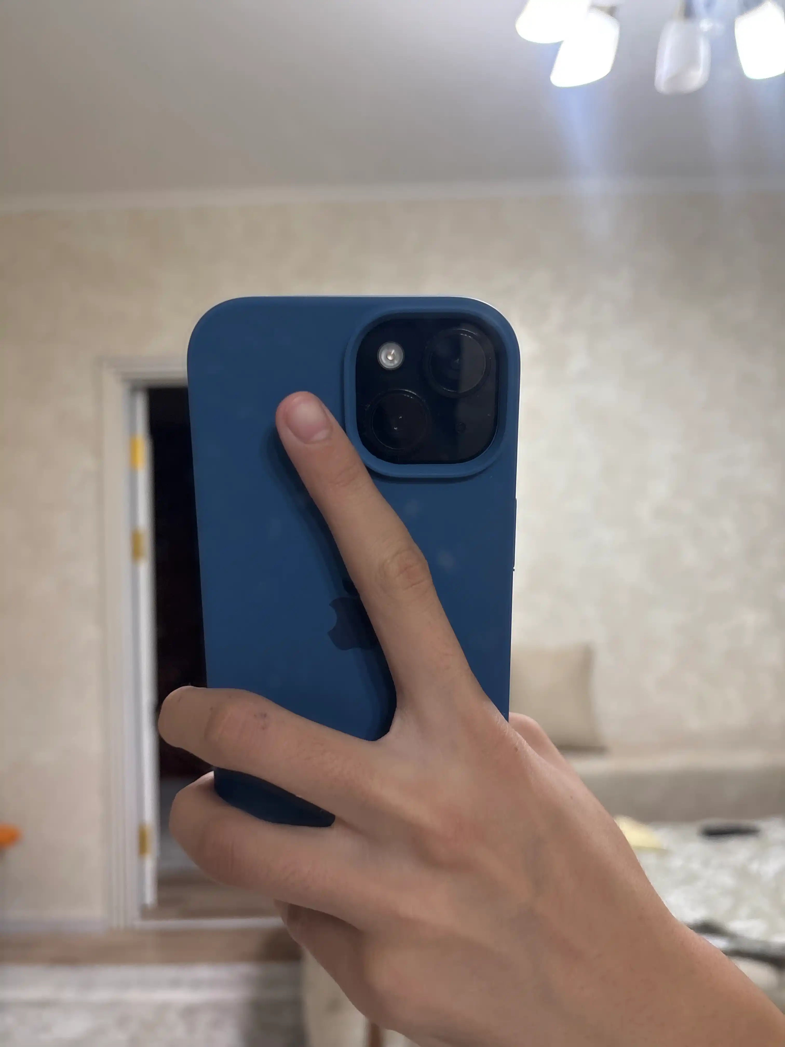 Силиконовый чехол с логотипом для iPhone 11–18 серий