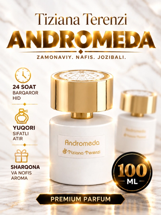 Tiziana Terenzi Andromeda Extrait de Parfum 100 мл – унисекс, цветочно-фруктовые духи - 