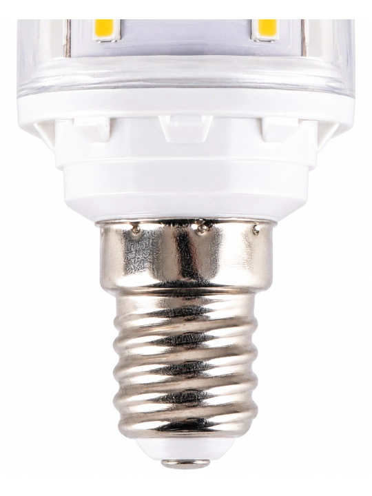 LED sham lampochkasi, 24 Vt, E14, oq chiroq va uch rangli rejim 