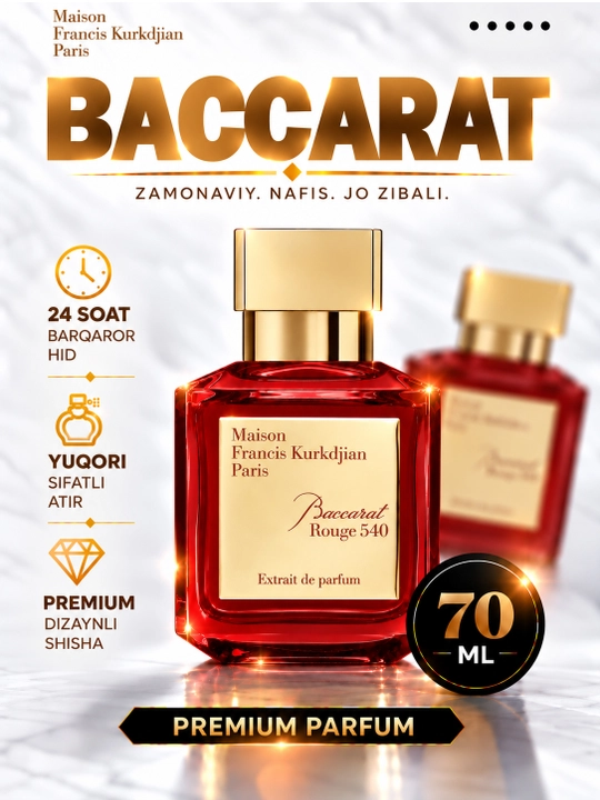 Maison Francis Kurkdjian Baccarat Rouge 540 Extrait de Parfum 70 мл унисекс восточные духи - 