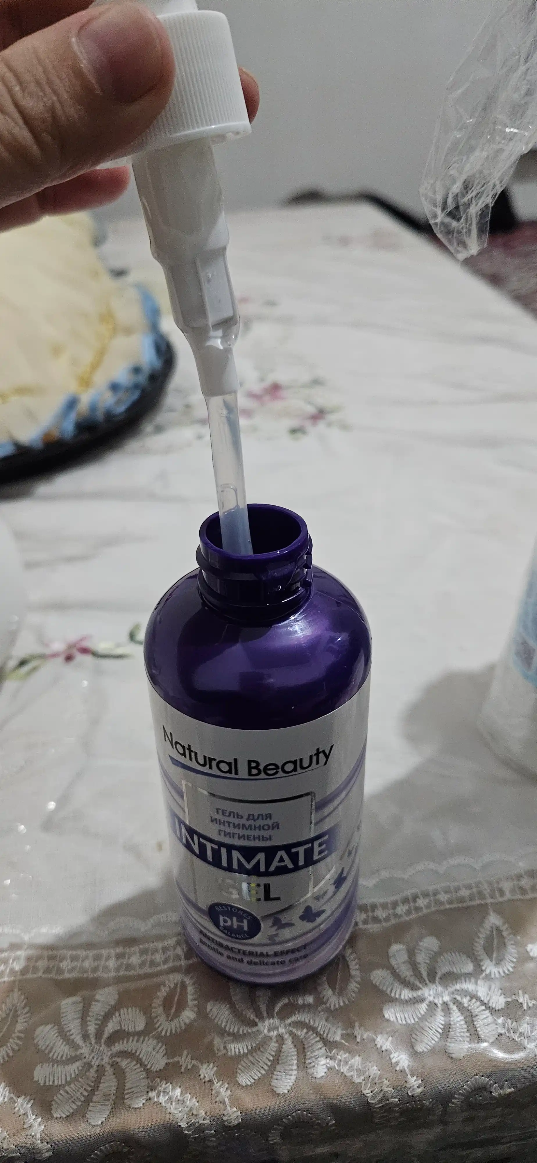 Tabiiy go'zallik intim gigiena geli Natural Beauty, 300 gr