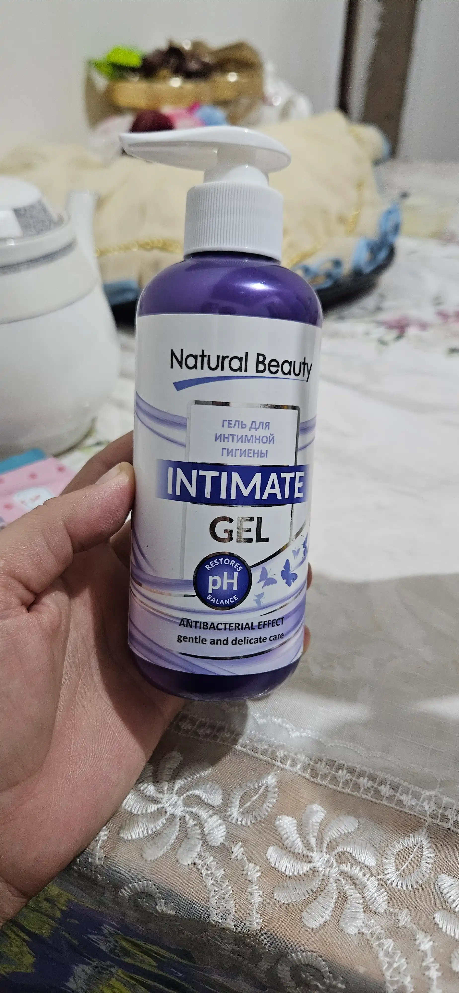 Tabiiy go'zallik intim gigiena geli Natural Beauty, 300 gr