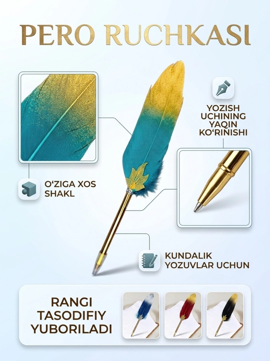 Pero ruchkasi, tasodifiy rang