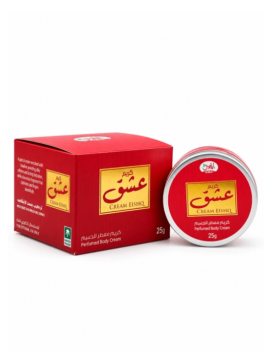 Al-Helal Cream Eishq tana uchun xushbo‘y, yumshatuvchi krem, 25 g