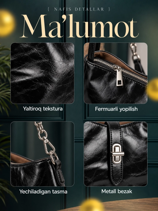 Ayollar uchun zamonaviy kundalik sumka