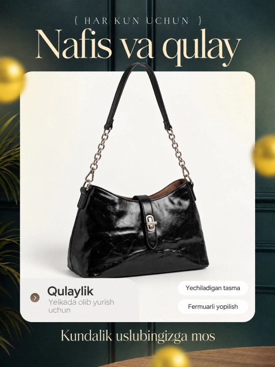 Ayollar uchun zamonaviy kundalik sumka