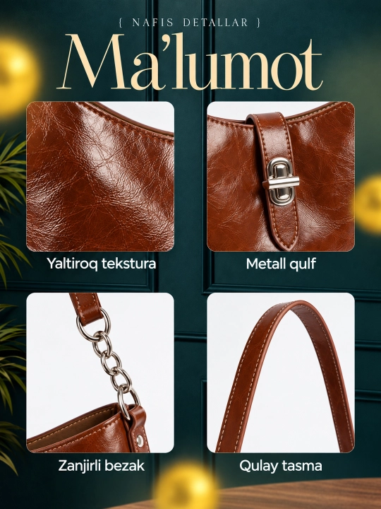 Ayollar uchun zamonaviy kundalik sumka