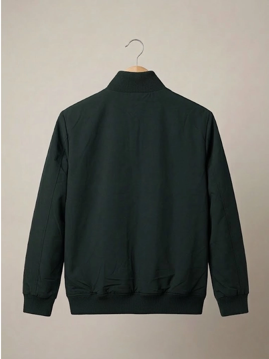 Erkaklar uchun kurtka, mavsumiy, yoqali, yashin tezlikli, cho‘ntakli, katta o‘lchamli M–3XL