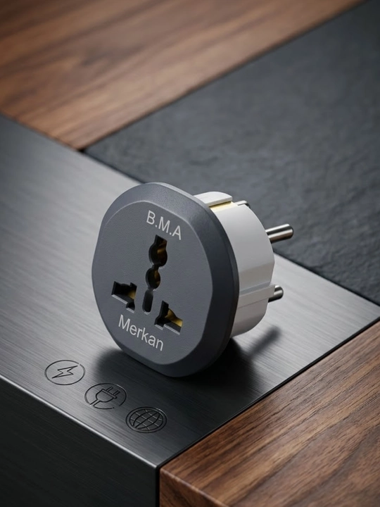 LED yoritgichli rozetkalarning elektr bloki, 2 ta rozetka, 2 ta USB-A va 2 ta USB-C