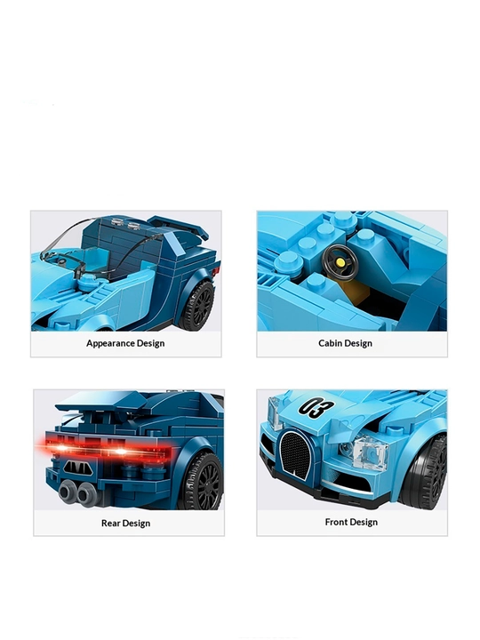 Konstruktor WANGE Supercar 2873 Super Champions, 139 detal, 6+